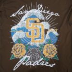 San Diego Padres Wave & Roses Tee -Mens - 图片 5