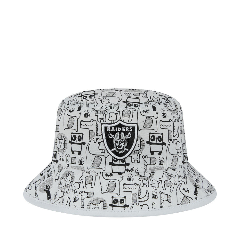 Raiders Zoo AOP Bucket OTC - Kids
