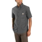 Windham Relaxed SS Button Down -Mens - 图片 2