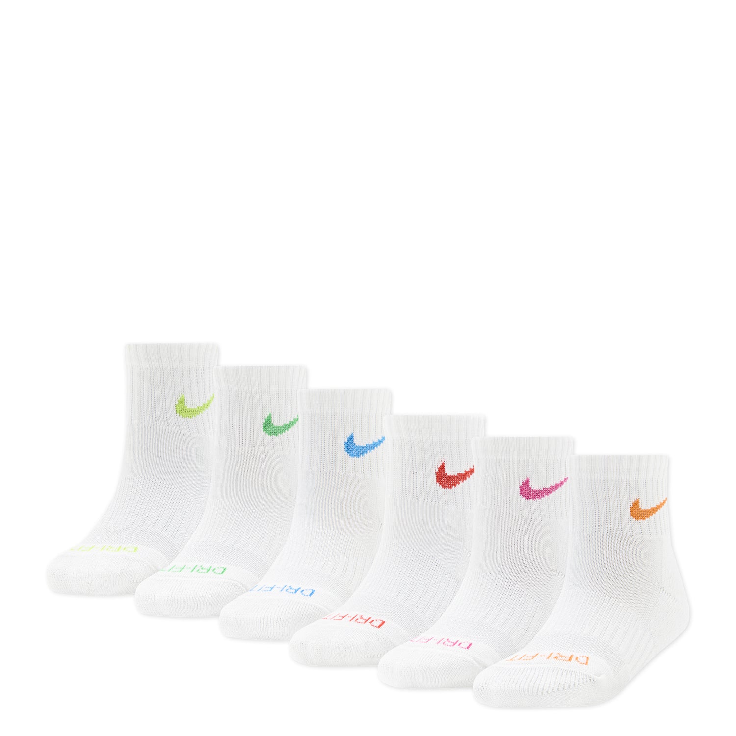 6 Pack X-Small Dri-Fit Performance Basic Quarter