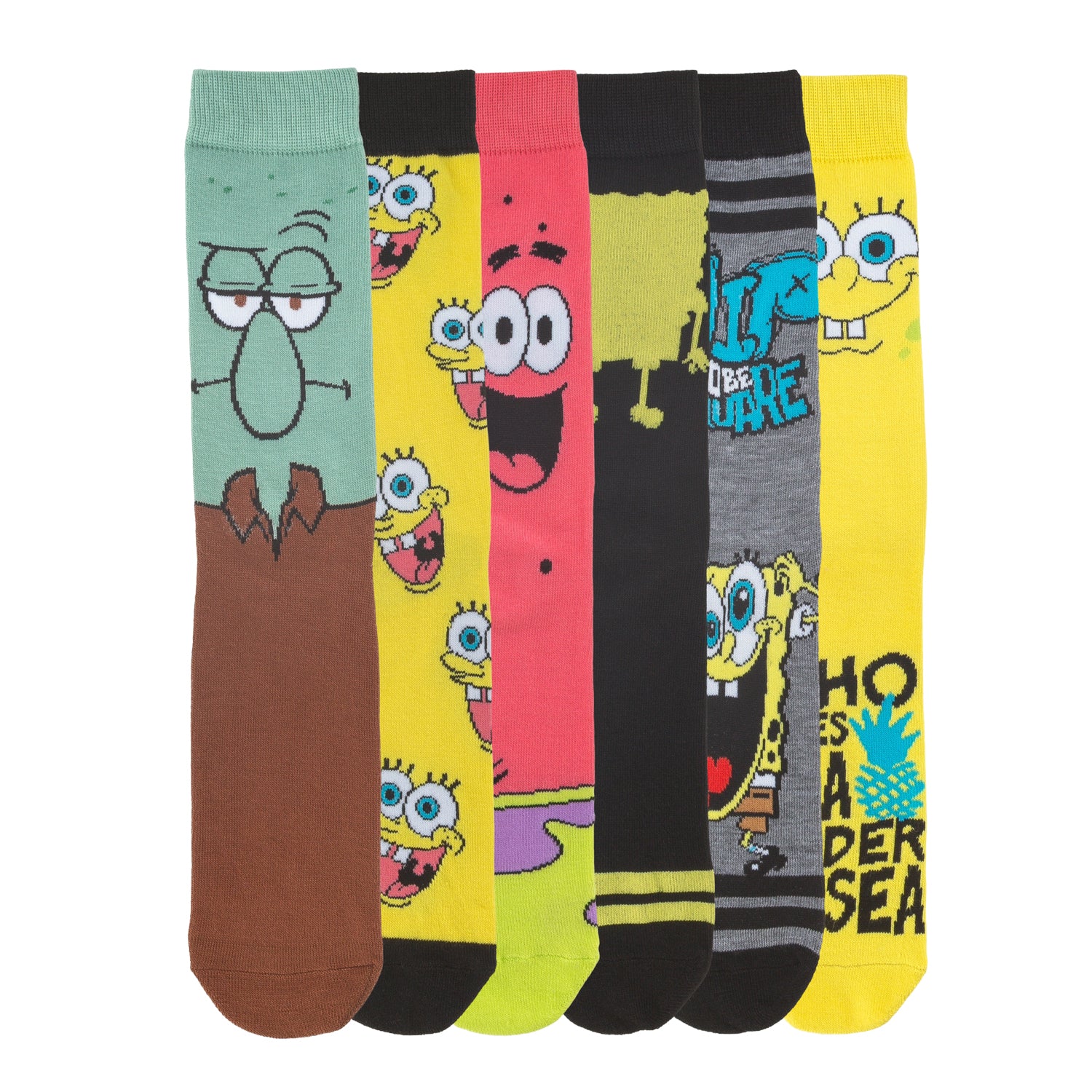 6 Pack Spongebob Crew - Adult