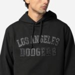 Dodgers Triple Black PO Hoody - Mens - 图片 5