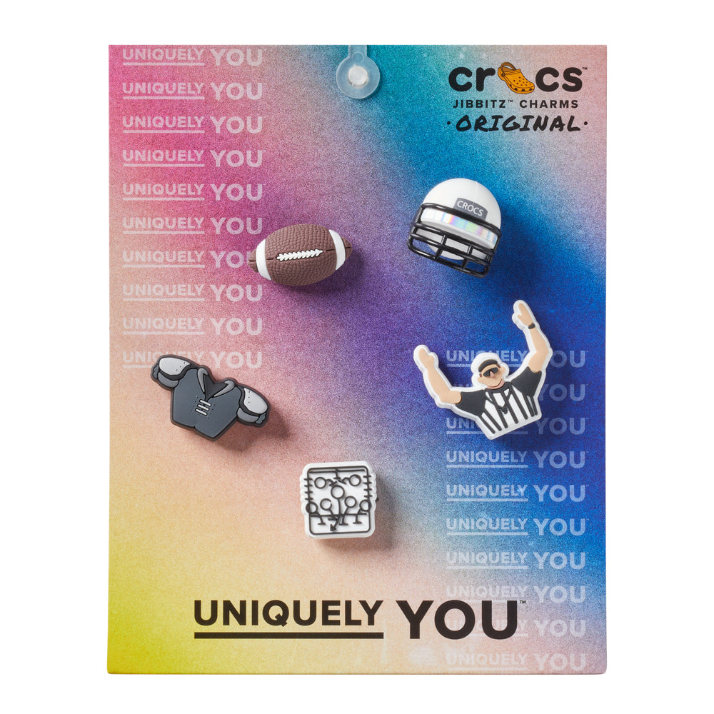 Football Team 5 Pack Jibbitz