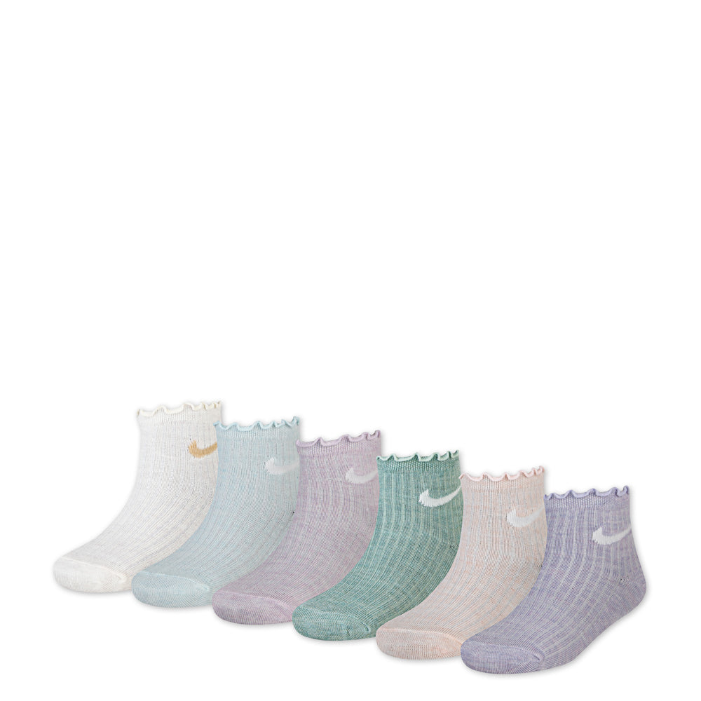 6 Pack Lettuce Welt Ankle Sock