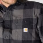 HW Loose Plaid Flannel -Mens - 图片 5