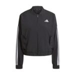 Essentials 3-Stripe Woven Bomber Jacket - Womens