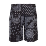Printed Mesh Short Patchwork Paisly - Mens - 图片 3