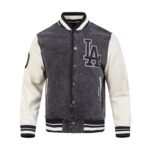 Los Angeles Dodgers Varsity Black Jacket -Mens
