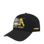 Lakers Loyalty Triple Front Pinch Front Snapback - 图片 3