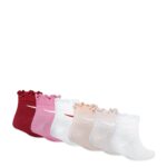 6 Pack X-Small Ruffle Ankle Sock - 图片 2