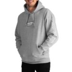 Embroidered Box Logo Hoodie - Mens - 图片 3