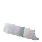 6 Pack Lettuce Welt Ankle Sock - 图片 2