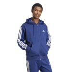 Essentials 3 Stripes Fleece FZ Hoody -Mens - 图片 2