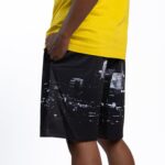 Printed Mesh Short Skyline - Mens - 图片 5