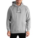 Embroidered Box Logo Hoodie - Mens - 图片 2