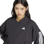 Essentials 3-Stripe Woven Bomber Jacket - Womens - 图片 5