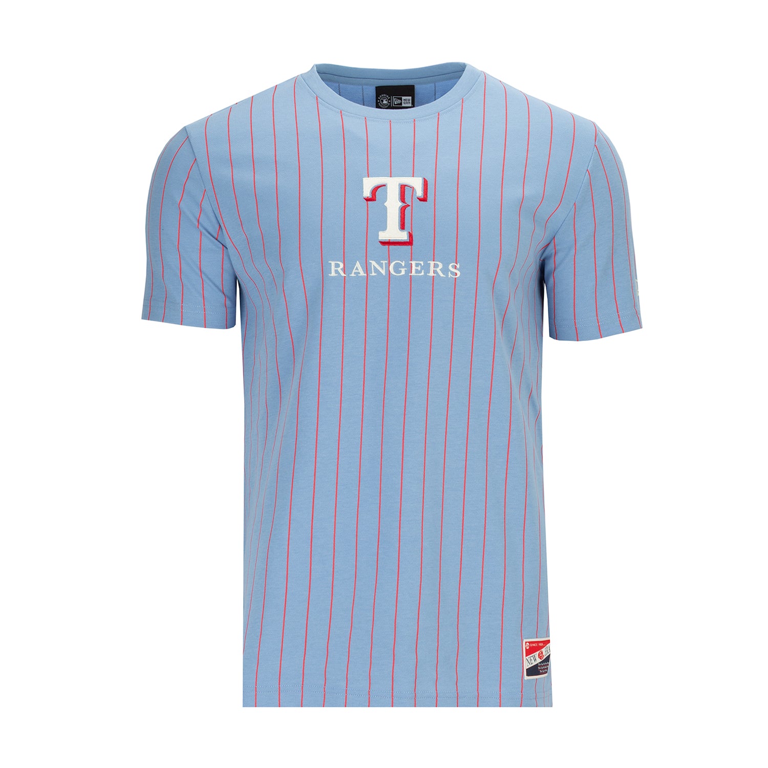 Rangers Team Logo Pinstripe Tee - Mens