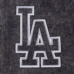 Los Angeles Dodgers Varsity Black Jacket -Mens - 图片 5