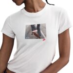 Chill Knit Crop Photo Tee - Womens - 图片 4