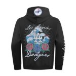Los Angeles Dodgers Wave & Roses Hoodie -Mens - 图片 3