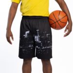 Printed Mesh Short Skyline - Mens - 图片 2