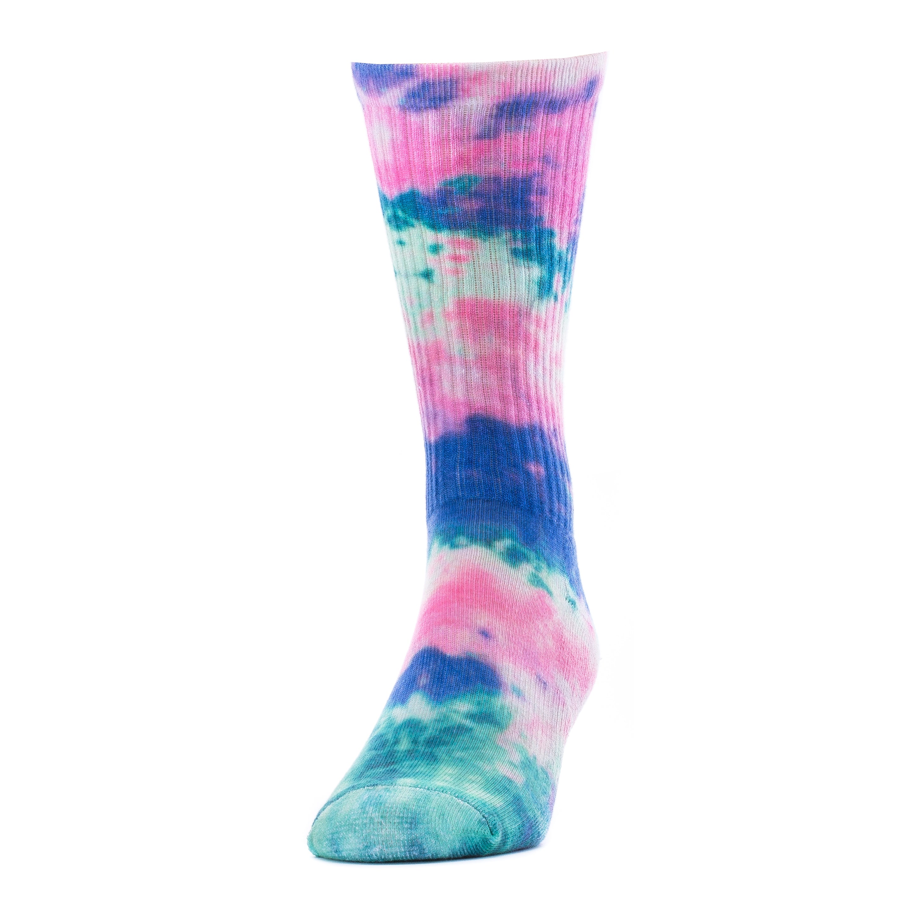 Medium Half Cushion Acid Print Crew