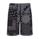 Printed Mesh Short Patchwork Paisly - Mens