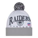Oakland Raiders Knit Spirit Pom Beanie