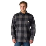 HW Loose Plaid Flannel -Mens - 图片 2