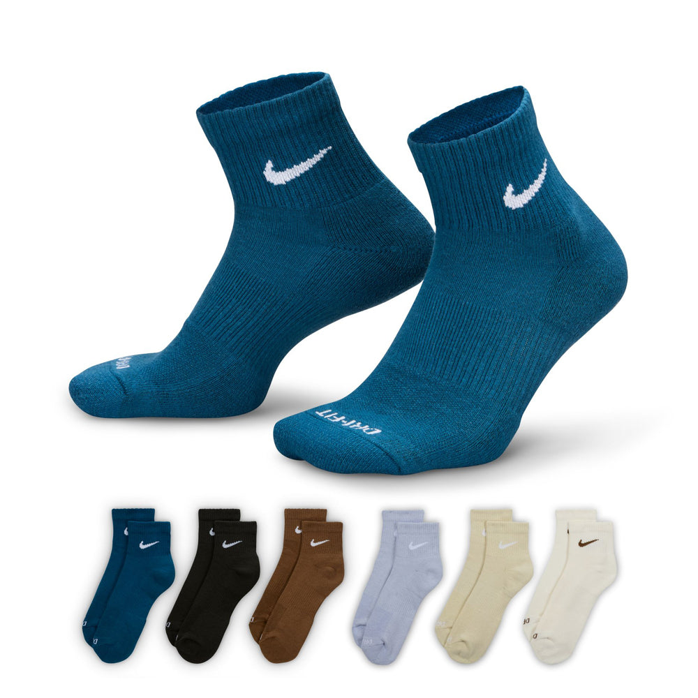 6 Pack Unisex Everyday Plus Cushioned Quarter