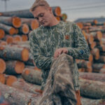 Loose Fit LS Camo Print Tee -Mens - 图片 2