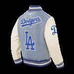 Dodgers Varsity Blues Jacket - Mens - 图片 4