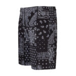 Printed Mesh Short Patchwork Paisly - Mens - 图片 2