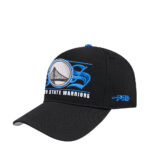 Warriors Loyalty Triple Front Pinch Front Snapback - 图片 3