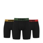 3 Pack Cotton Blend Boxer Briefs - Mens