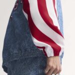 USA 94 Denim Bringback Track Top -Mens - 图片 6