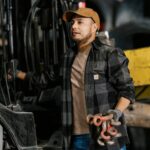 HW Loose Plaid Flannel -Mens - 图片 7