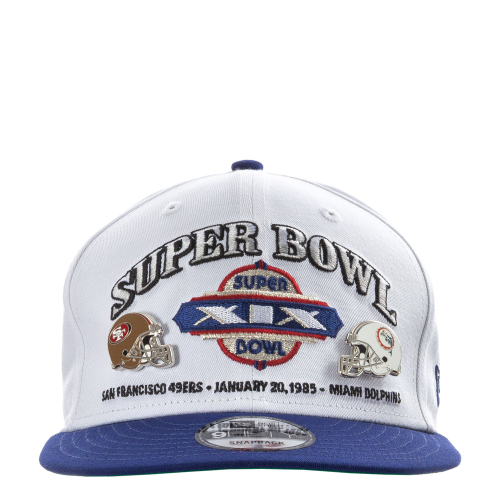 Niners vs Dolphins Super Bowl XIX Championship Pin 2-Tone 950