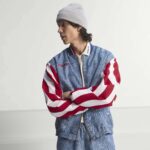 USA 94 Denim Bringback Track Top -Mens - 图片 4