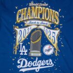 Los Angeles Dodgers Back to Back Champs Tee -Mens - 图片 5