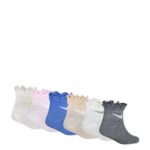 6 Pack XXS Ruffle Ankle Sock - 图片 2