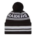 Raiders Knit Classic Stripe Pom Beanie - 图片 3
