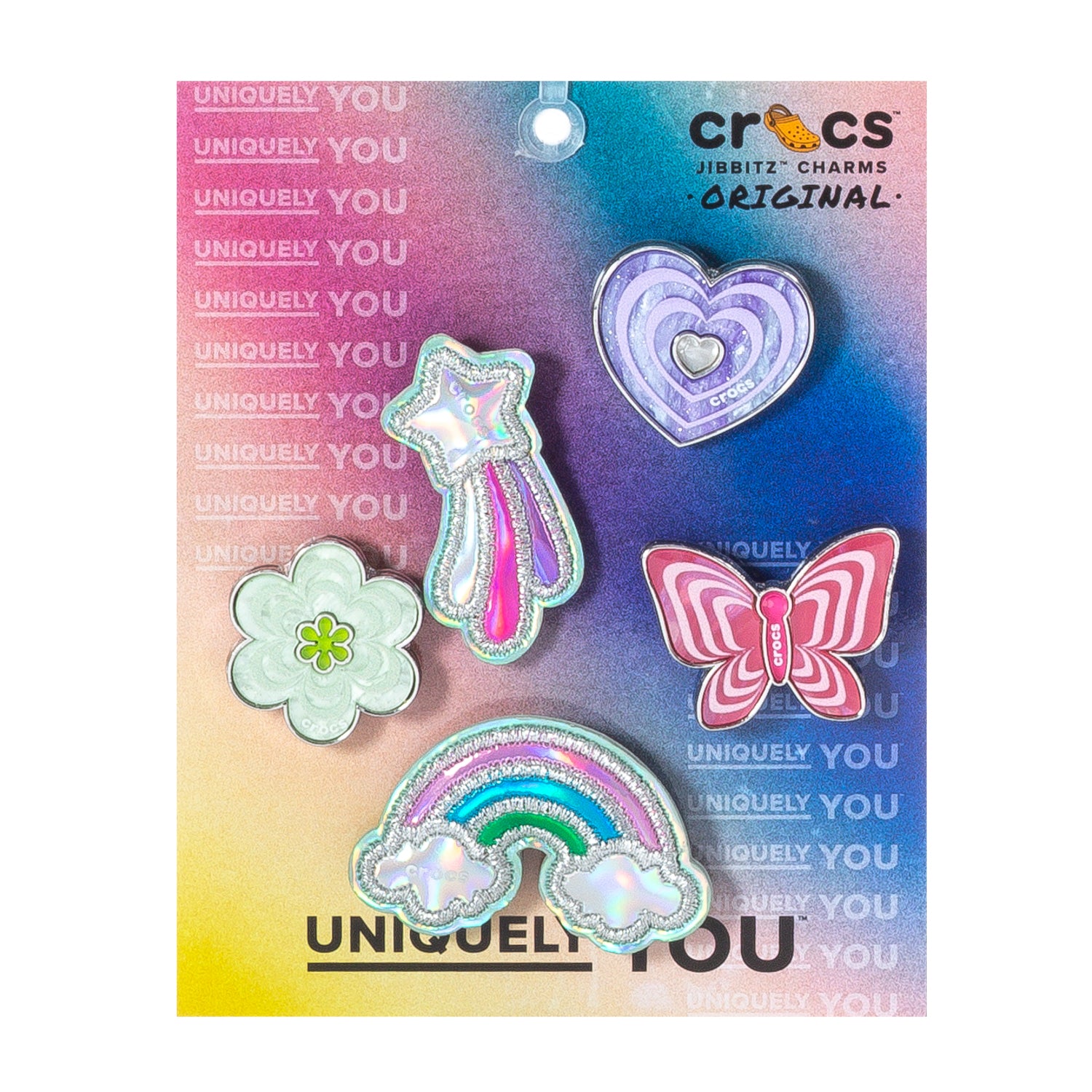 Funky Girly Icons 5 Pack Jibbitz