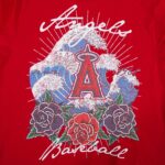 Los Angeles Angels Wave & Roses Tee -Mens - 图片 5