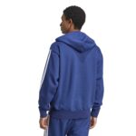 Essentials 3 Stripes Fleece FZ Hoody -Mens - 图片 6