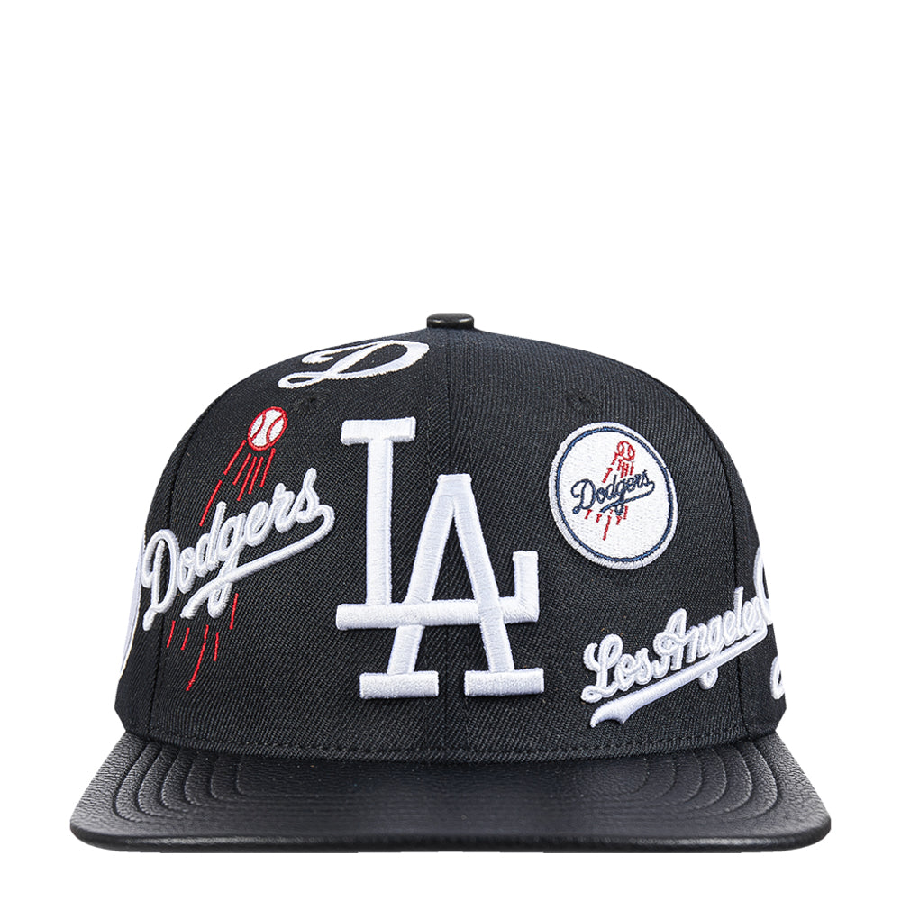 Dodgers Multi-Logo Wool Strapback