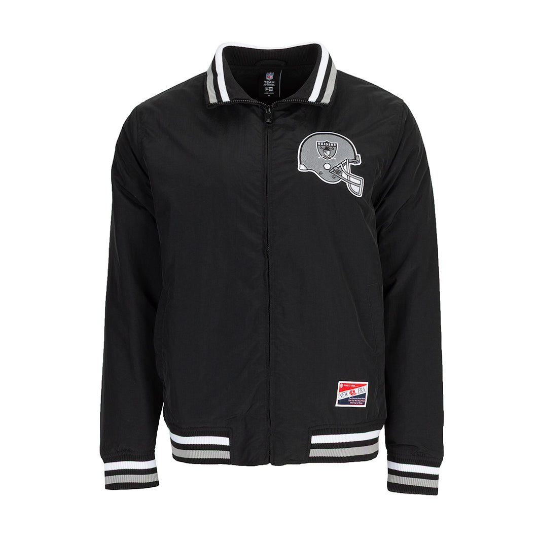 Oakland Raiders Nylon Track Jacket -Mens