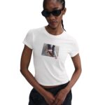 Chill Knit Crop Photo Tee - Womens - 图片 2