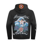Houston Astros Wave & Roses Hoodie-Mens - 图片 3