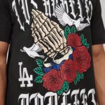 Los Angeles Dodgers Gothic Tee -Mens - 图片 3